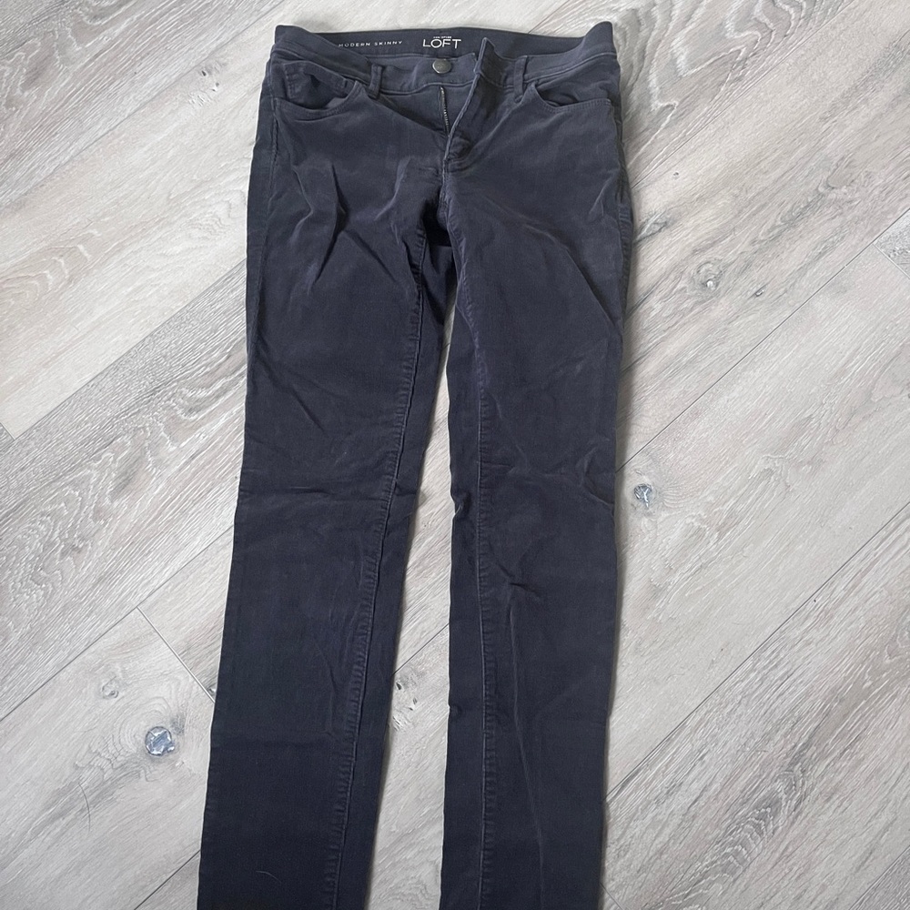 Loft Corduroy Grey Pant